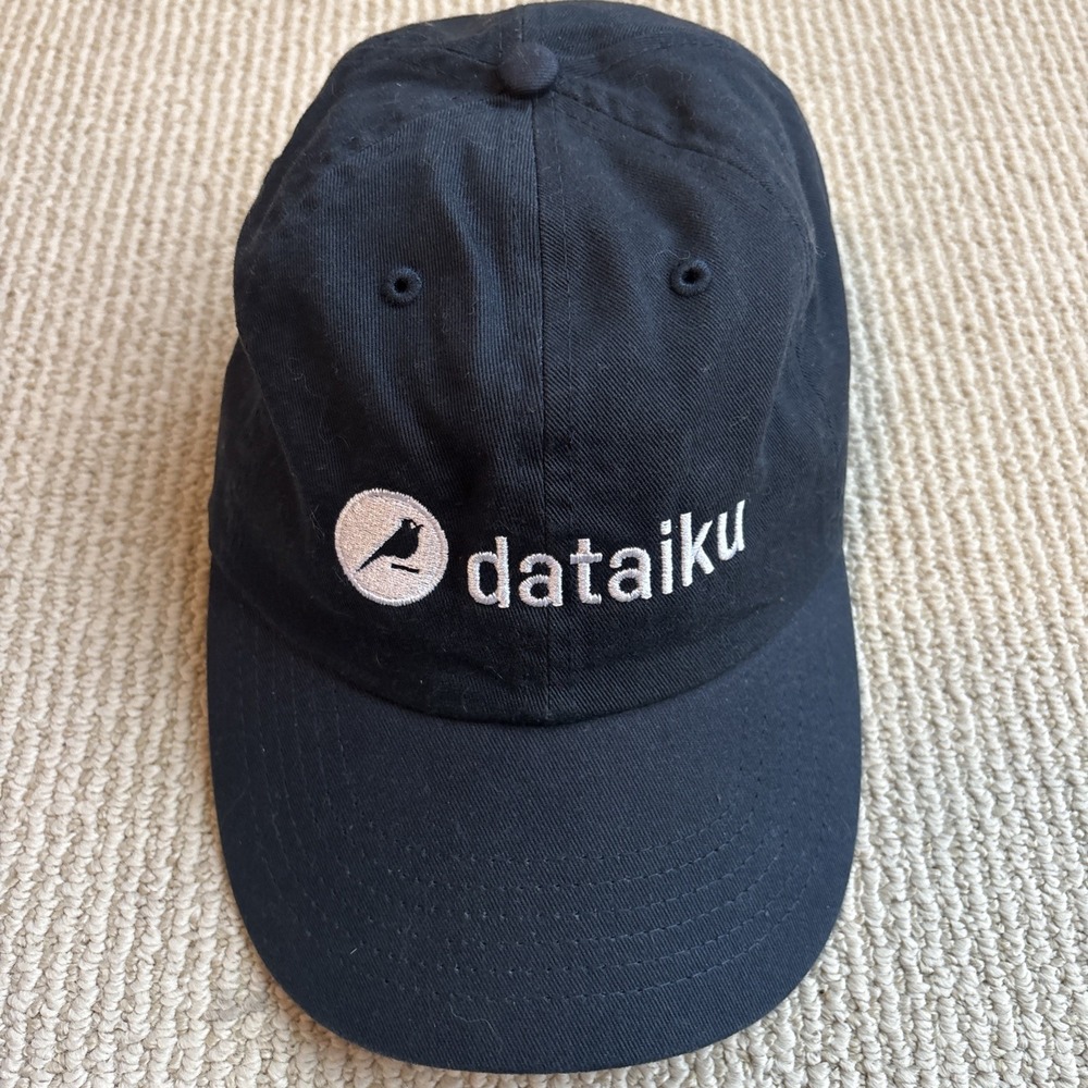 Dataiku AI Cotton Strapback Baseball Hat Cap Adjustable